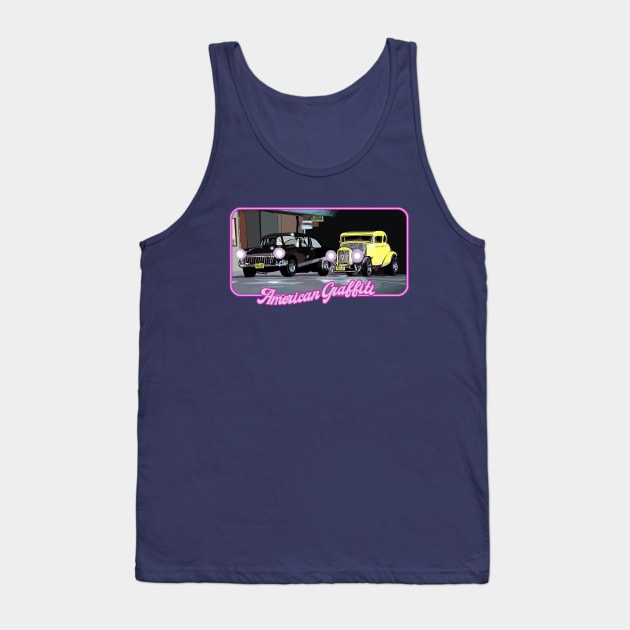 American Graffiti- Milner vs. Falfa Tank Top by FanboyMuseum